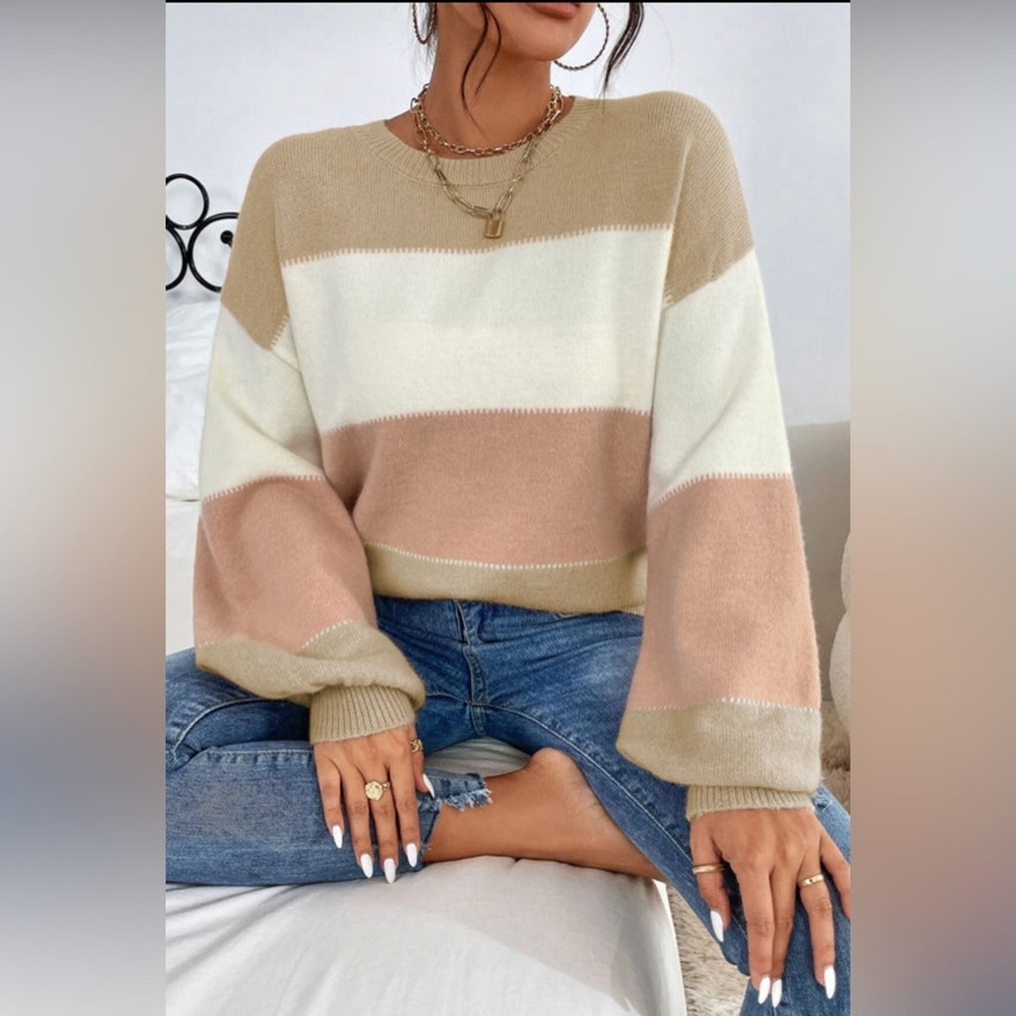 Rae drop shoulder sweater