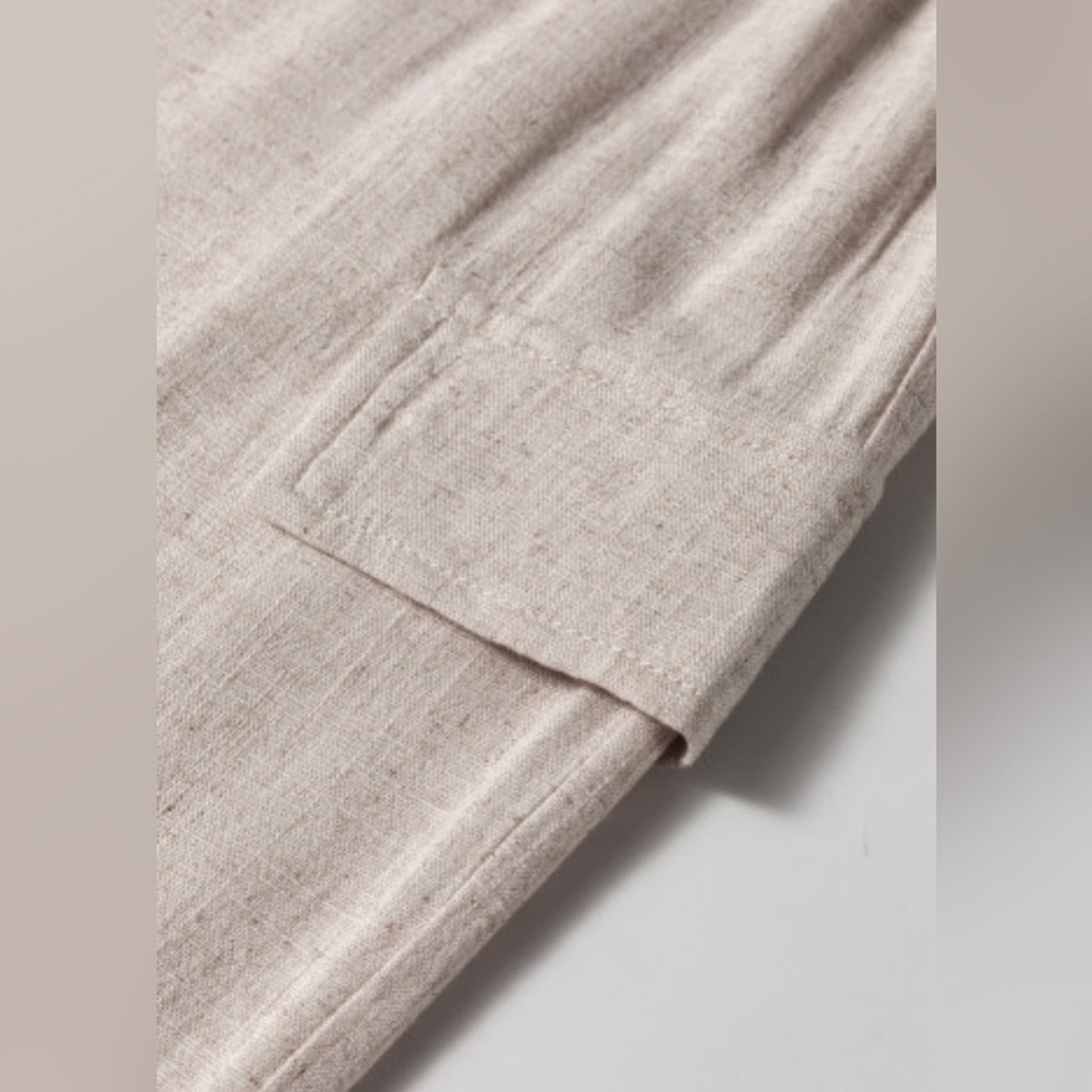 Maeve boho linen drawstring cargo pants