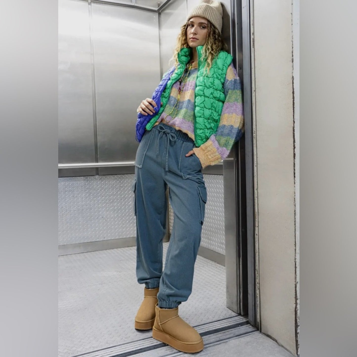 Cassie cargo jogger jeans