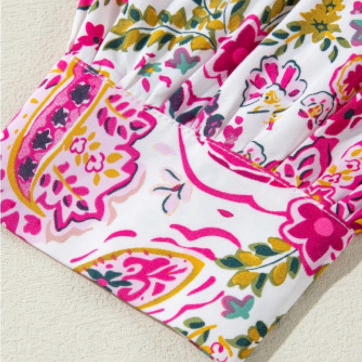 Sylvie floral paisley printed blouse