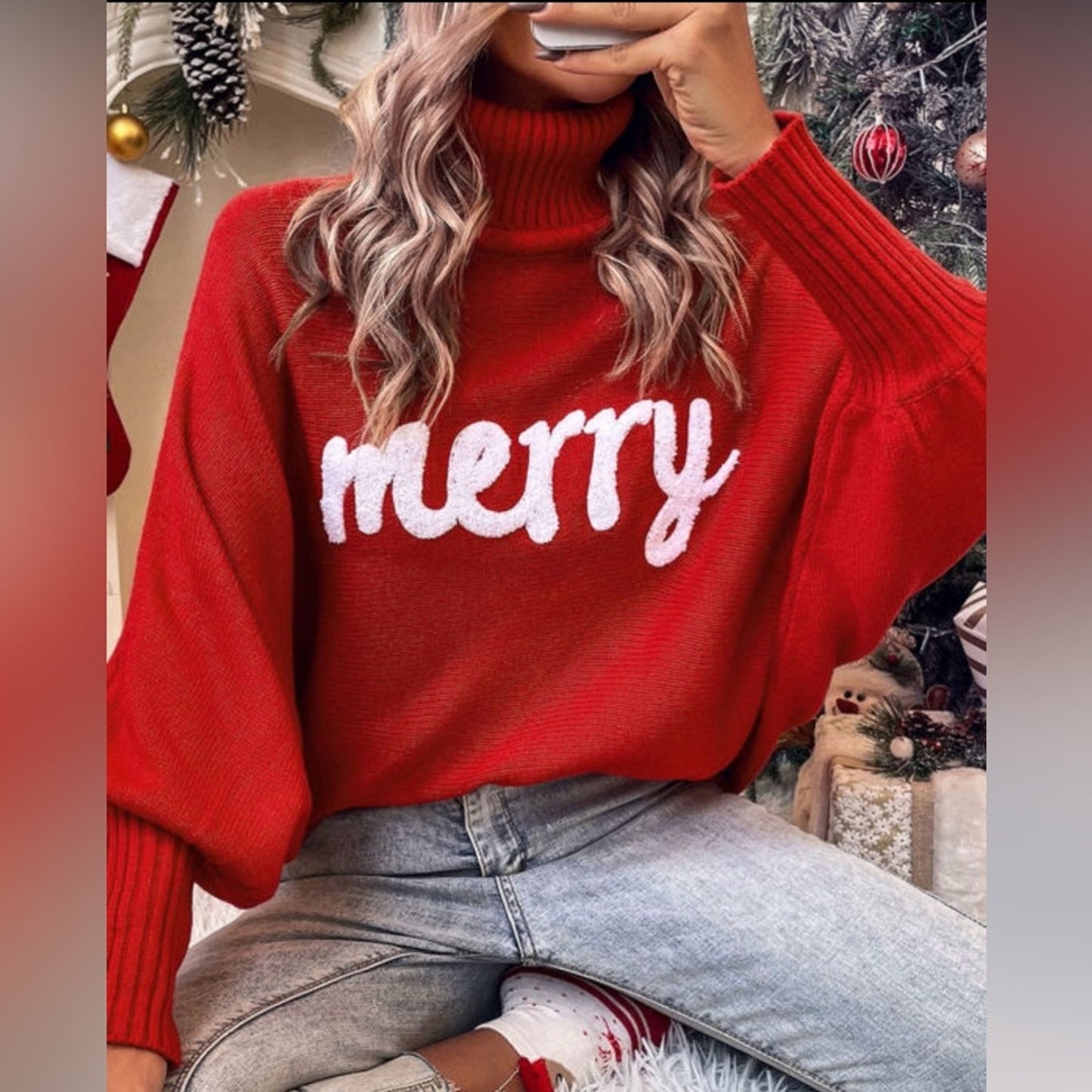 Noel holiday "Merry" sweater!