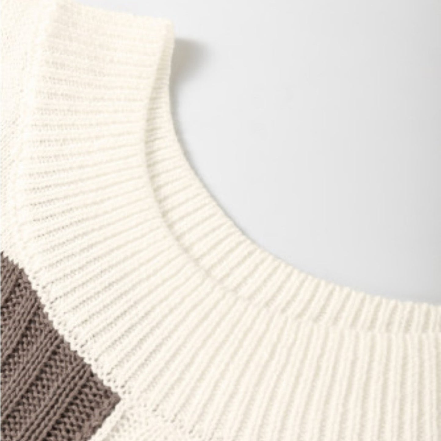 Marley colorblock crew neck sweater