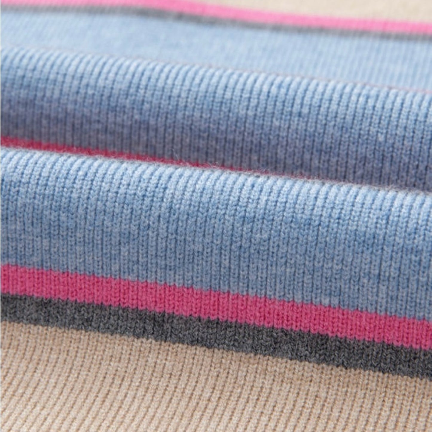 Ruthie striped V-neck sweater
