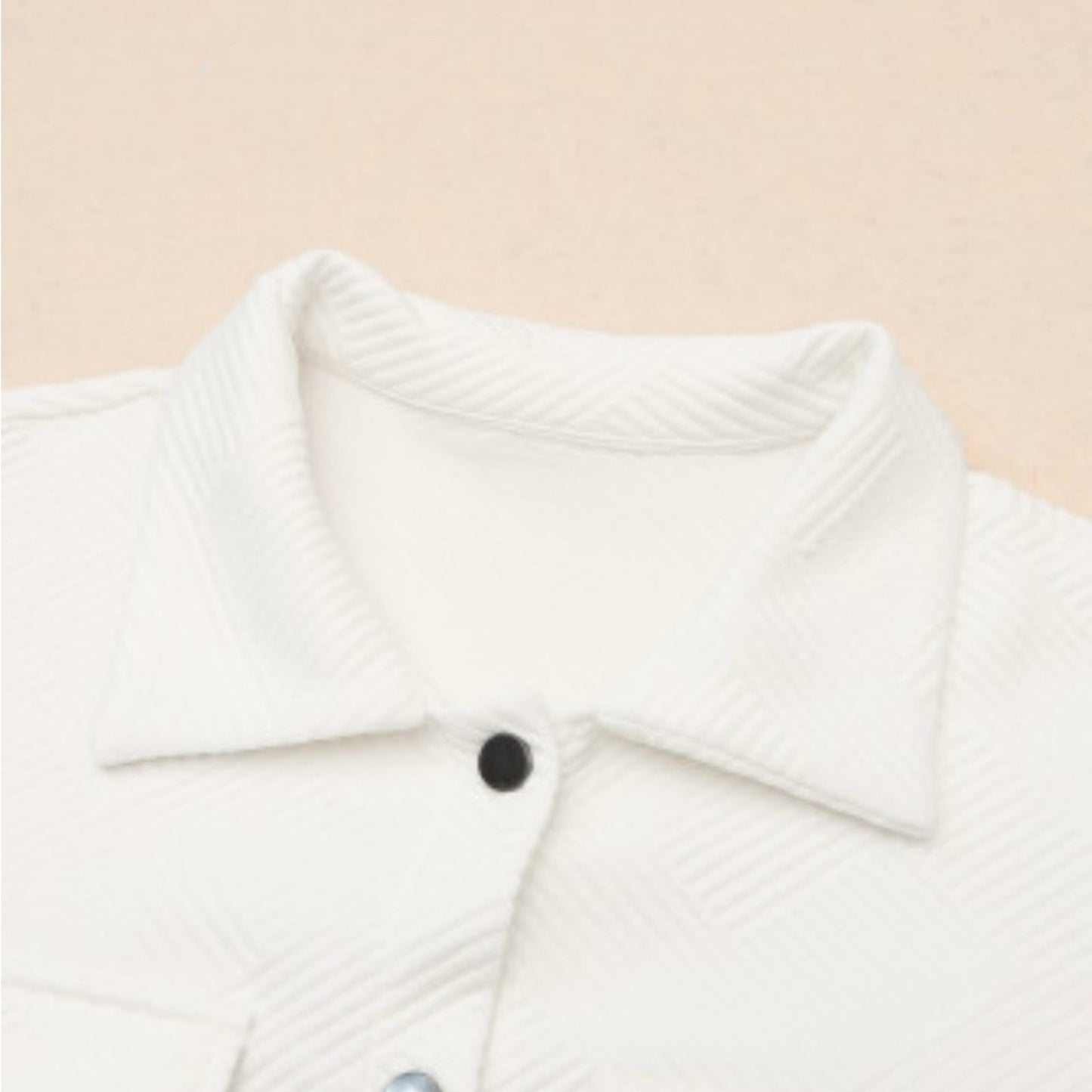 Arabella textured pocket shacket