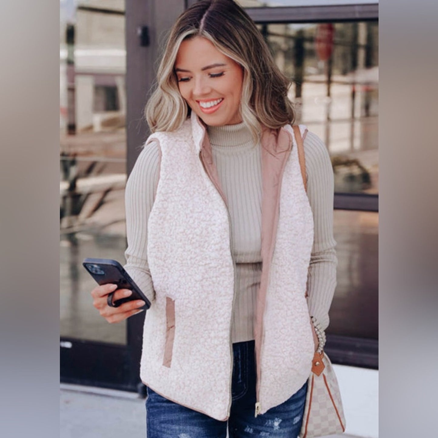 Sloane fleece lined reversible vest