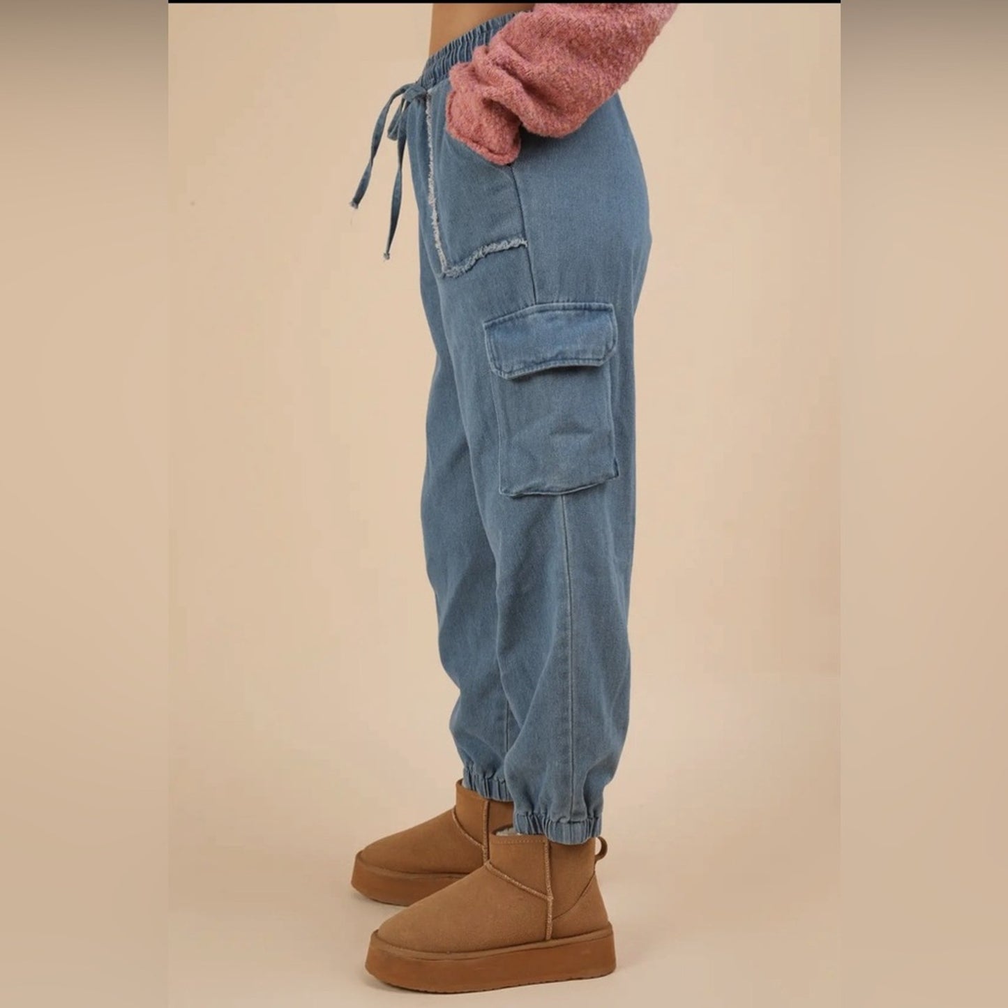 Cassie cargo jogger jeans