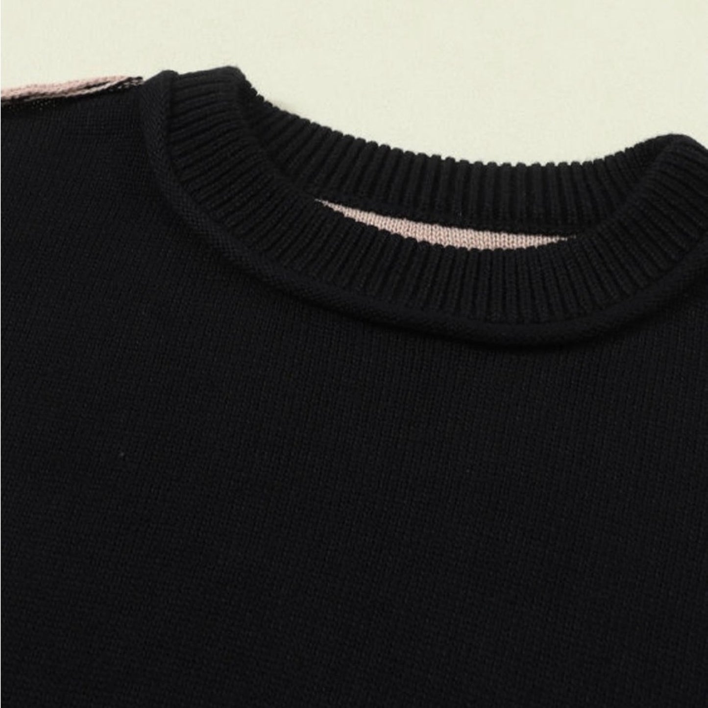 Arden colorblock ribbed sweater