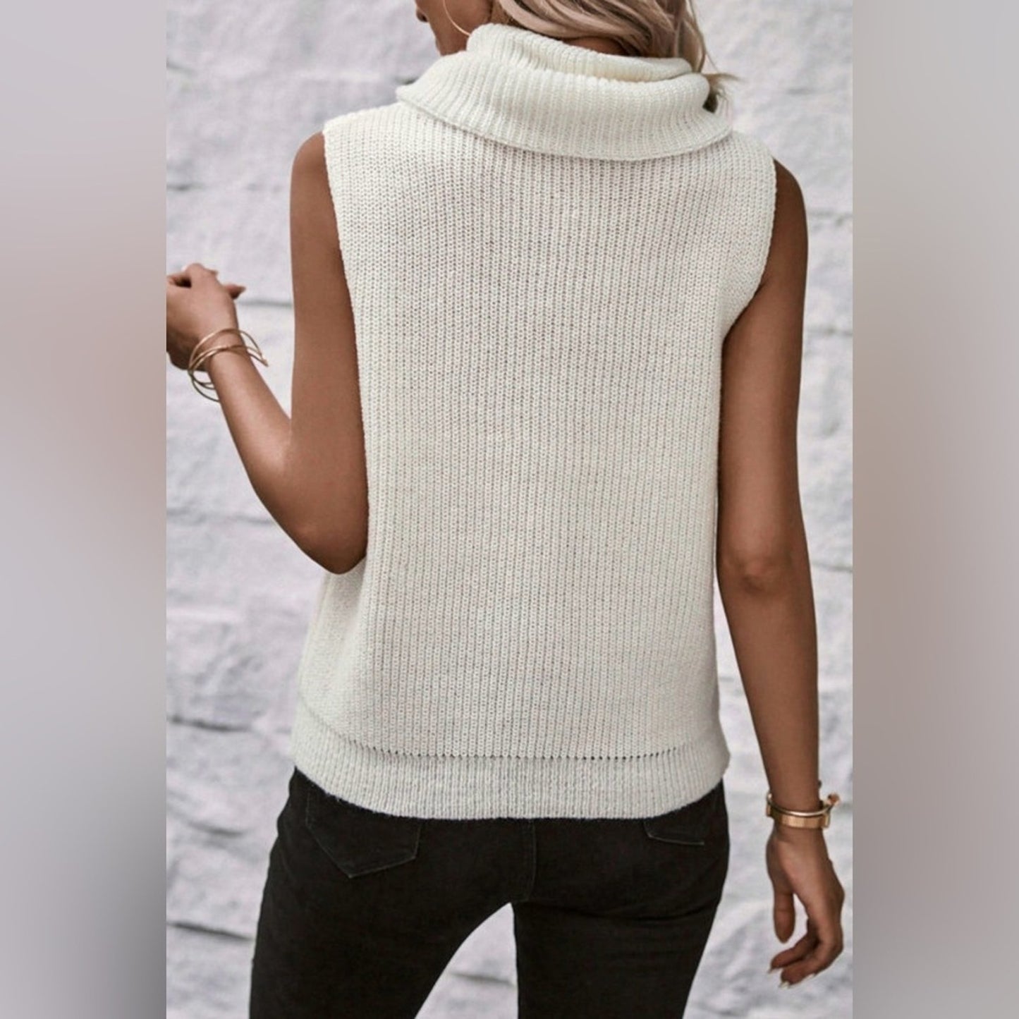 Jada cowl neck sweater vest