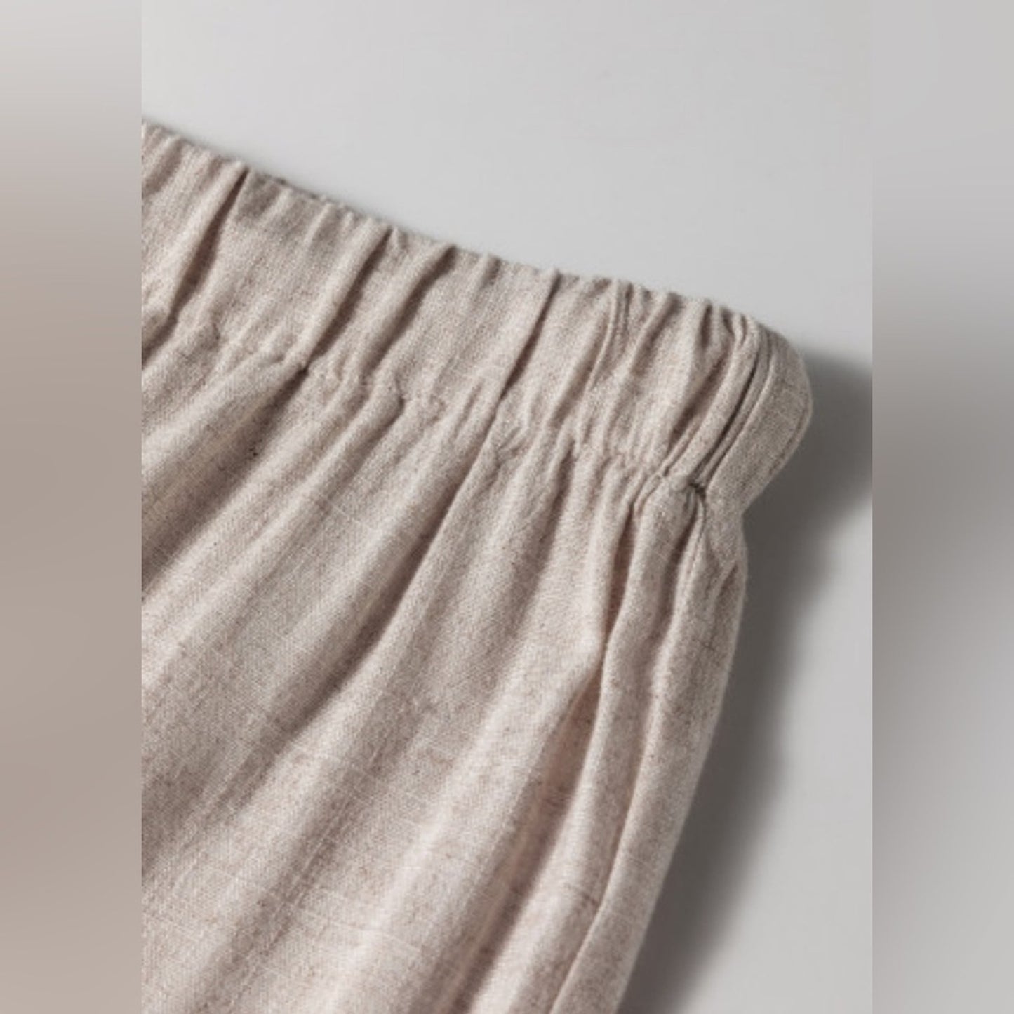 Maeve boho linen drawstring cargo pants