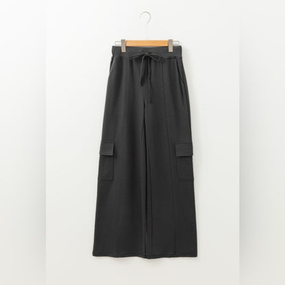 Hannah carbon grey cargo pants draw string sweatpants