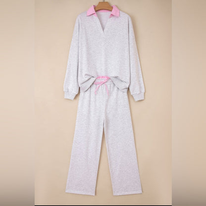Tina - Cozy Gray Lounge Set