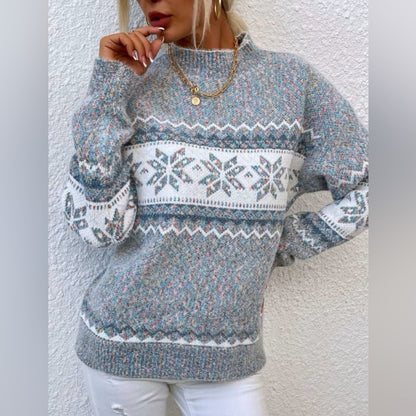 Graci snowflake pattern sweater
