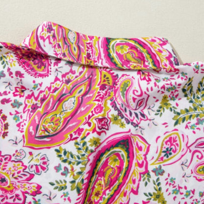 Sylvie floral paisley printed blouse