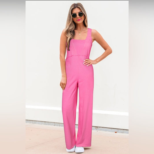 Raven - Mineral Wash Sleeveless Jumpsuit