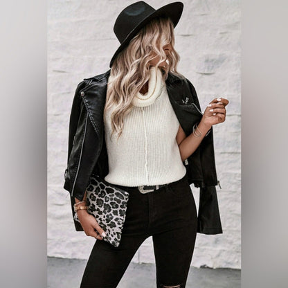 Jada cowl neck sweater vest