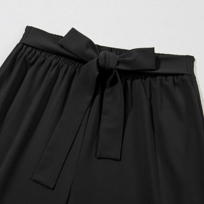 Bette- Elegant Black Wide-Leg Pants