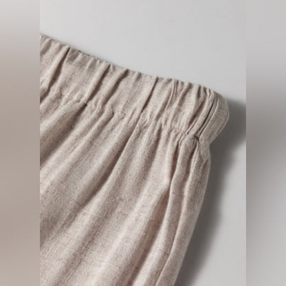 Maeve boho linen drawstring cargo pants